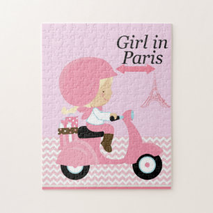 Girl in Paris Puzzle