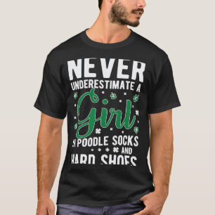 Girl In Poodle Socks Irish Dance Irish Dancing T-Shirt