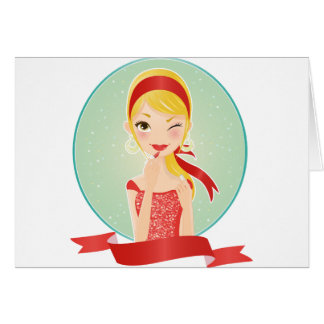 Girl in red