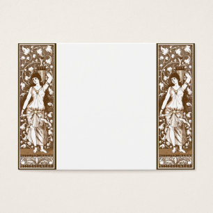 Girl in robe with urn