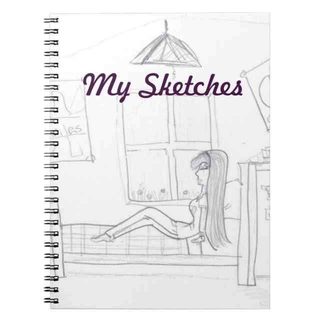Girl In Room Sketch Book (Front)