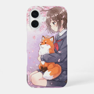  Girl in School Uniform by Natasha Us   iPhone 16 Case