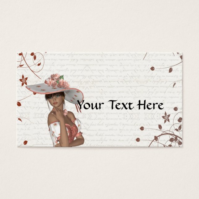 Girl in summer hat (Front)