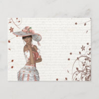 Girl in summer hat