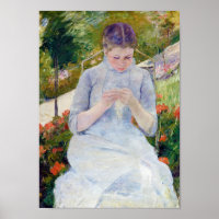 Girl in the Garden, Mary Cassatt
