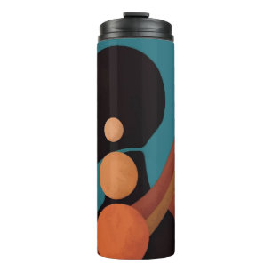 girl in the tropic. Beautiful African woman. Black Thermal Tumbler