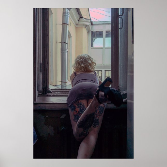 Girl in the window   poster (Front)