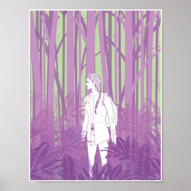 Girl in the Woods 8.5x11 Poster (Front)