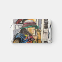 Girl in Vivid Hat