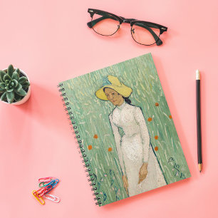 Girl in White Vincent van Gogh Notebook