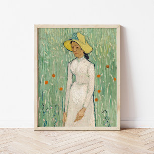 Girl in White   Vincent van Gogh Poster