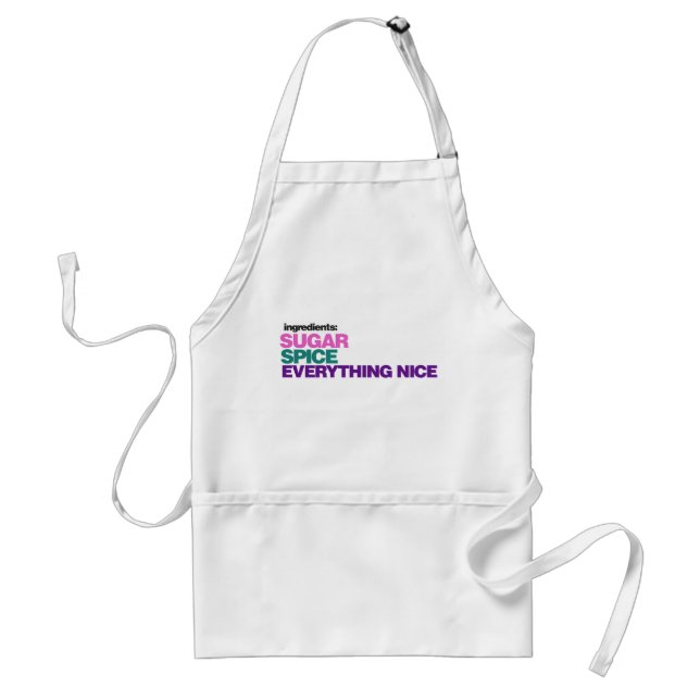 Girl Ingredients Standard Apron (Front)