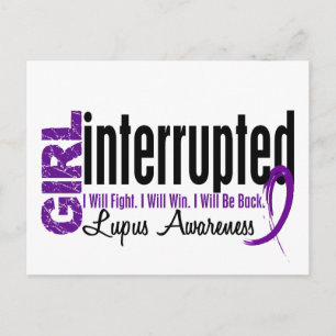 Girl Interrupted 1 Lupus Postcard