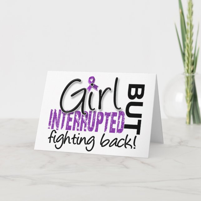 Girl Interrupted 2 Chiari Malformation Card (Front)