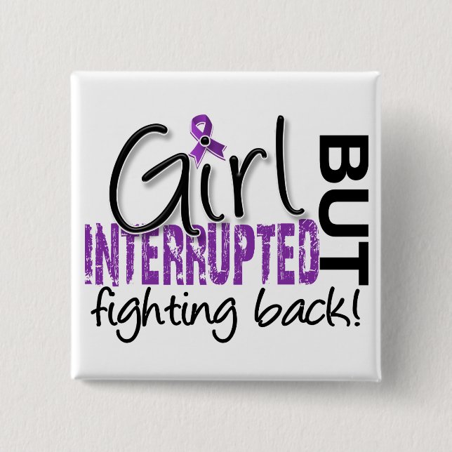 Girl Interrupted 2 Epilepsy 15 Cm Square Badge (Front)