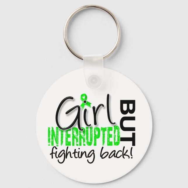 Girl Interrupted 2 Lyme Disease Key Ring (Front)