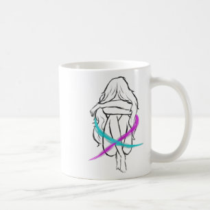 Girl Is Crying Introvert Suicide Prevention Awaren Coffee Mug