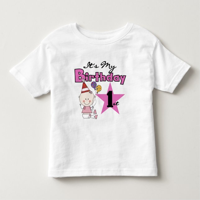 Girl It's My Birthday Tshirts and Gifts (Front)