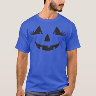 Girl JackOLantern TrickOrTreat With Lashes T-Shirt