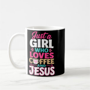Girl Jesus Coffee Christian Faith Women Believer Mug