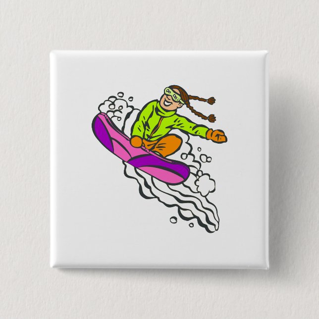 Girl Jumper 15 Cm Square Badge (Front)