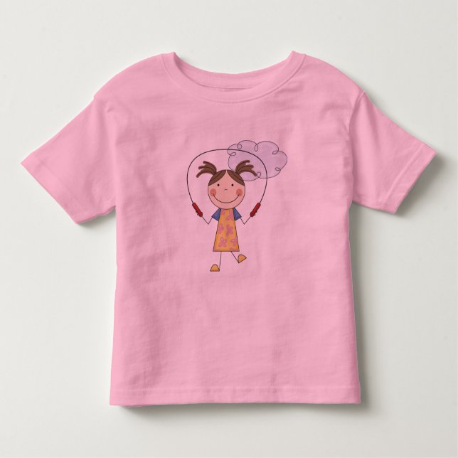 Girl Jumping Rope  T-shirts and Gifts (Front)