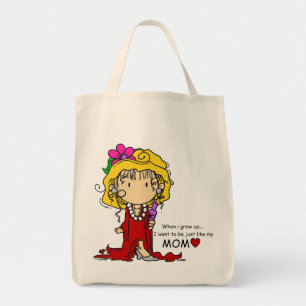 Girl Just Like Mum tote bag