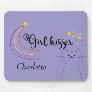 Girl Kisser Lesbian Mousepad