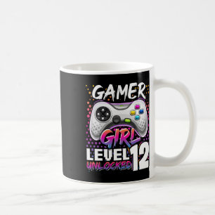 Girl Level 12 Unlocked Video Game 12th Birthday Gi Coffee Mug