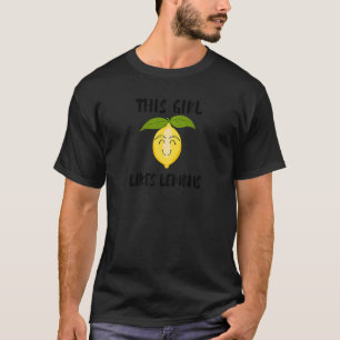 Girl Likes Lemons Summer Lemonade Exotic Fruits T-Shirt