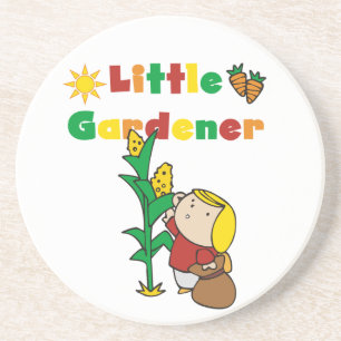 Girl Little Gardener Coaster