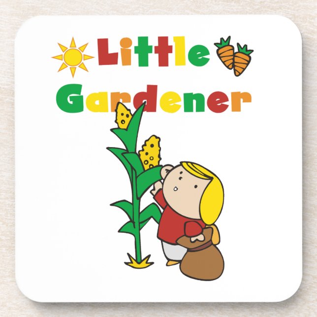 Girl Little Gardener Coaster (Front)