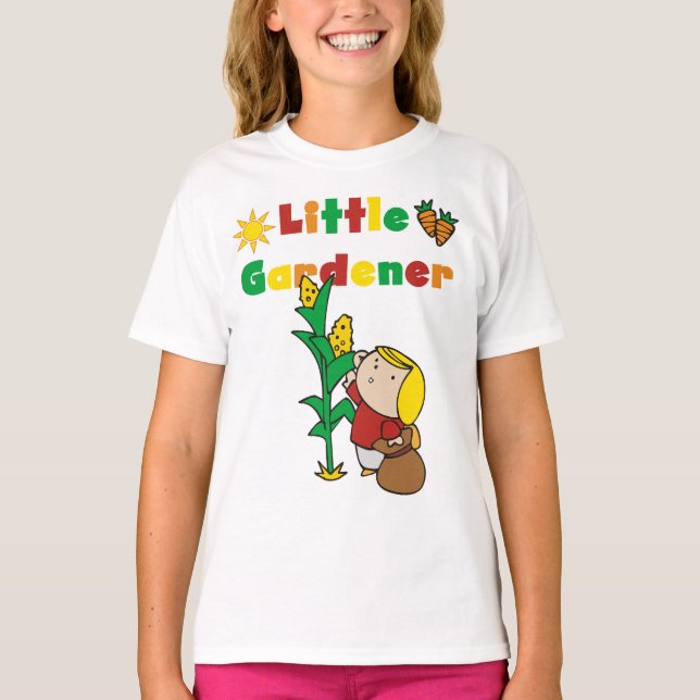 Girl Little Gardener T-Shirt (Front)