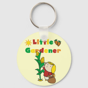 Girl Little Gardener Tshirts and Gifts Key Ring
