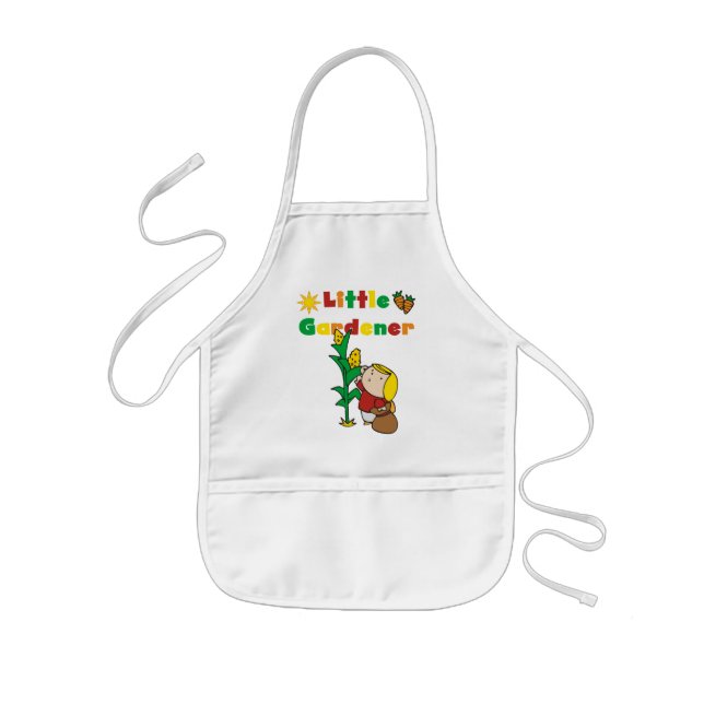 Girl Little Gardener Tshirts and Gifts Kids Apron (Front)