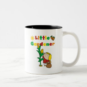 Girl Little Gardener Tshirts and Gifts Two-Tone Coffee Mug