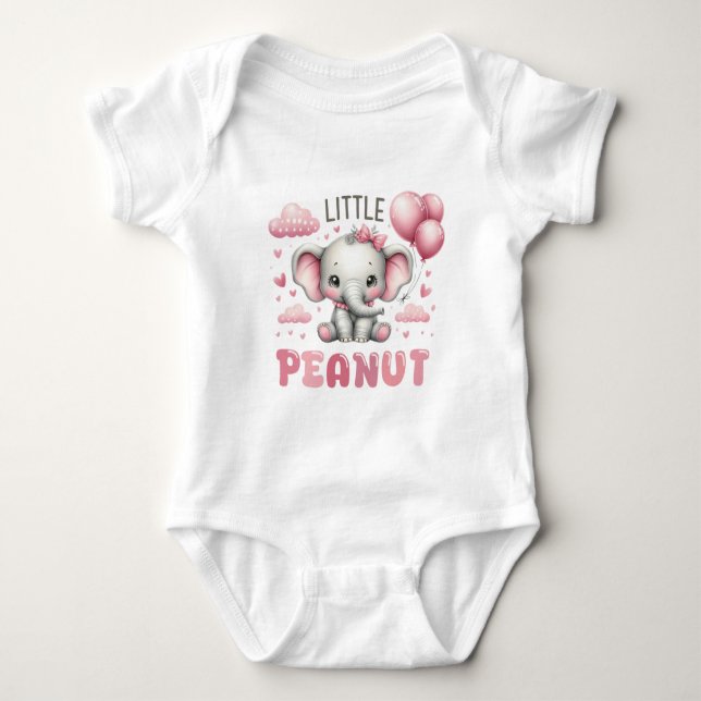 Girl  Little Peanut  Baby Bodysuit (Front)