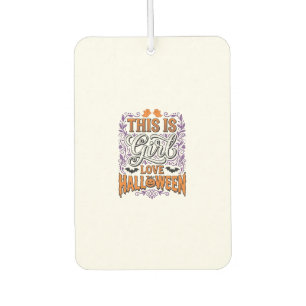 Girl Love Halloween Vintage Cute Spooky Shirt Desi Car Air Freshener
