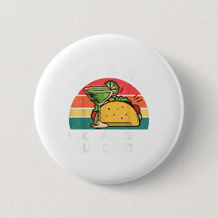 Girl Love Tacos Margarita Shirt Cinco De Mayo Mexi 6 Cm Round Badge