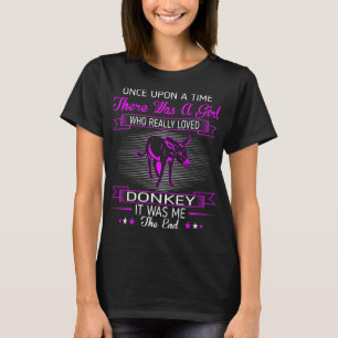Girl Loved Donkey Pet Lovers Gift T-Shirt