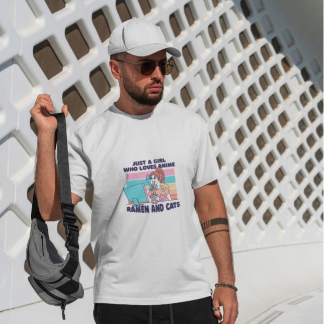 Girl Loves Anime And Ramen T-Shirt (Creator Uploaded)