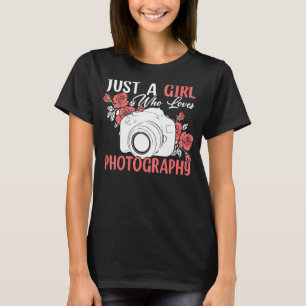 Girl Loves Photography Photographer T-Shirt