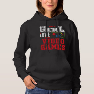 Girl Loves Video Games Hoodie