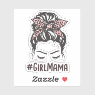 Girl Mama Messy Bun Girl Mum Gifts
