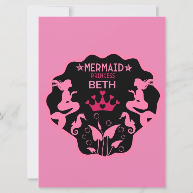  Girl Mermaid Princess (Front)