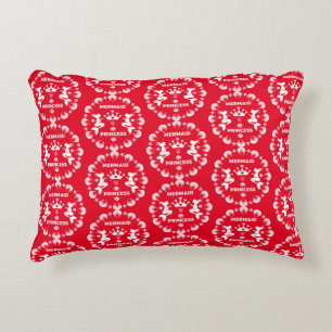 Girl Mermaid Princess Decorative Cushion