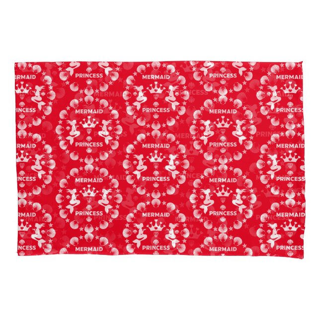  Girl Mermaid Princess Pillowcase (Front-Left)
