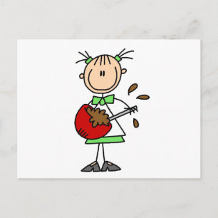 Girl Mixing Batter T-shirts and Gifts Postcard