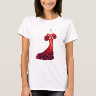 Girl Modern Ditial Art T-Shirt