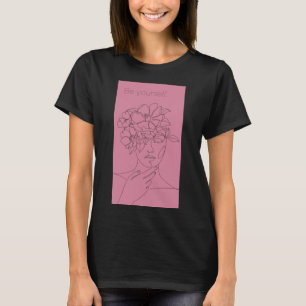Girl Modern Ditial Art T-Shirt